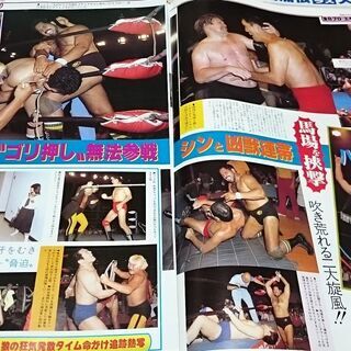 ザ・プロレス／九州スポーツ1981年☆～プロレスカラーグラフ特集号デラックス版付の画像