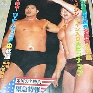 ザ・プロレス／九州スポーツ1981年☆～プロレスカラーグラフ特集号デラックス版付の画像