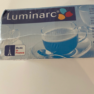 【新品】Luminarc リュミナルク　カップ&ソーサー　6セットの画像