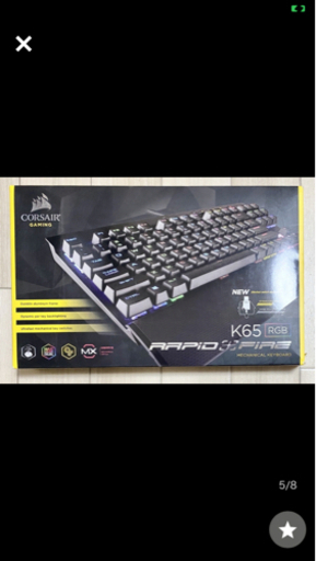 ★ 美品！ゲーミング　キーボード　Corsair K65 RAPIDFIRE