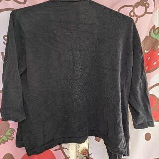 🎀４Ｌ黒カーディガンの画像