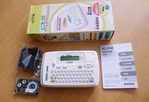 ◆ほぼ新品 ネームランド カシオ ラベルライターKL-P40◆