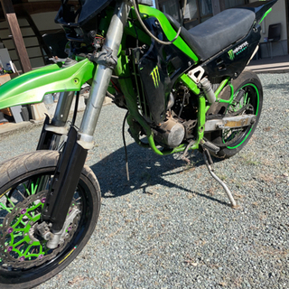 KDX125SR改 200エンジン　不動　レストア　書類あり　部品取りの画像