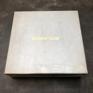 BOHEMIA GLASS ボヘミアグラス５個セットの画像