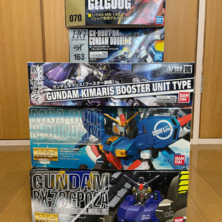 値下げ ガンプラ5種  新品 未組み立て品