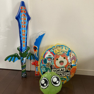 ビニール剣＆ビニール風船セット