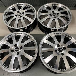 軽自動車★MAK　17×5.5J　4H100　＋45　タントカス...