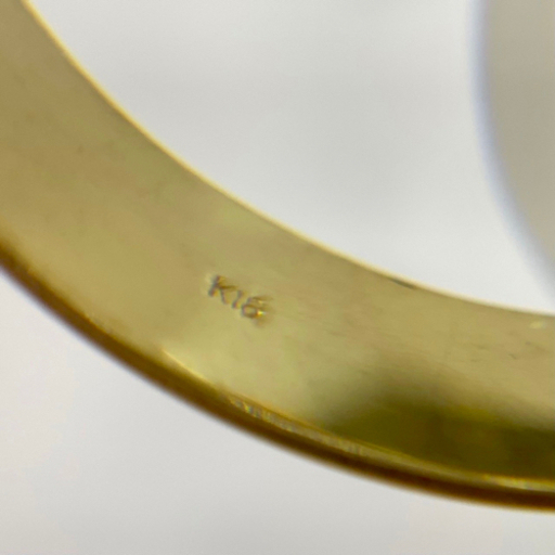 【中古品】K18 甲丸リング 23号 5.7g［168］