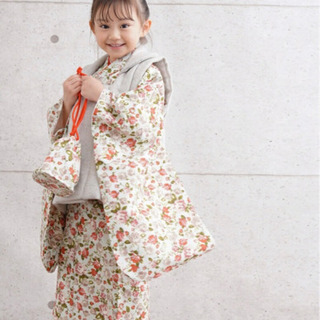 七五三　三才女の子　被布