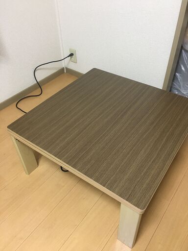 こたつ付き机（リバーシブル）　表面美品です