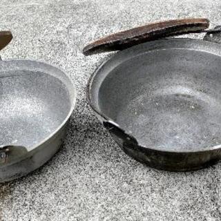 【行き先決まりました】古い鉄鍋の画像
