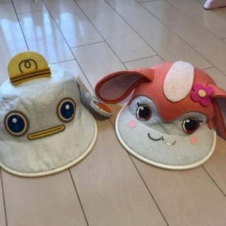 おかあさんといっしょ　ガラピコプー　ガラピコ　チョロミー　帽子
