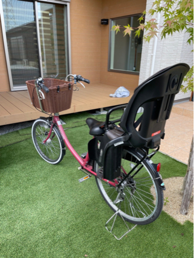 フラッカーズ　26インチ　後ろ子供乗せ自転車