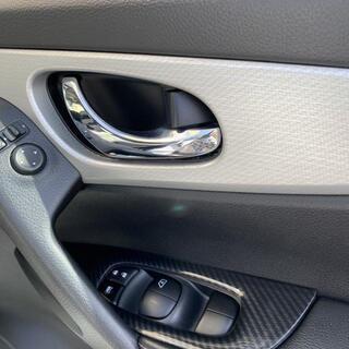新品　日産エクストレイル　X-TRAIL　T32系　カーボン調　ドアスイッチパネル　4P　ニッサン　NISSAN　カバー　トリム　ガーニッシュの画像