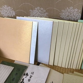 決まりました。色紙、キャンバスボードの画像