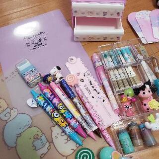 文房具セット&髪飾りセットの画像