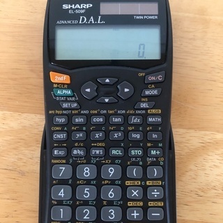 【受付停止中】関数電卓　SHARP EL-509F
