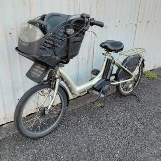 9-9電動アシスト自転車　ヤマハ PAS Kiss mini　子供乗せ　バッテリー　充電器　鍵付き　電動自転車