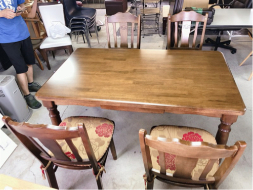 ダイニングテーブル5点セット