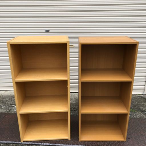 カラーボックス 2個