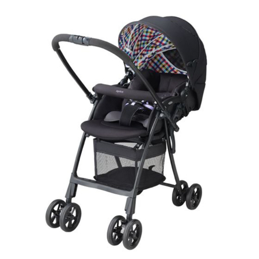 レインカバー付き！アップリカ　カルーンプラスハイシート　ベビーカー