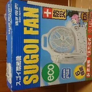スゴイ扇風機＋ソーラーパネル発電