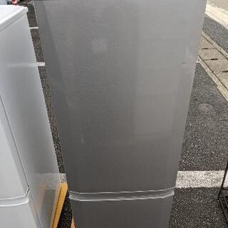 30日迄！送料無料★三菱 168L 冷蔵庫【MR-P17C-S】 三菱 中古 冷蔵庫 一人暮らし 168L ボトムフリーザー ボトルラック欠品