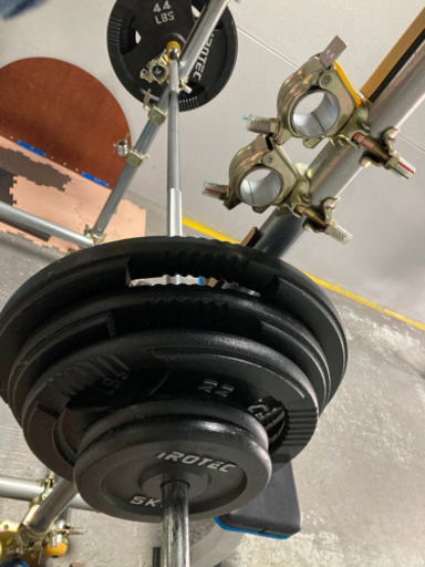 バーベル&ダンベルシャフト　プレート140kg フラットベンチ付き