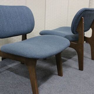 ニトリ リビングダイニング1人用チェア 2脚セット (リラックスワイド