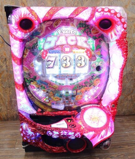 札幌 ニューギン CRエキサイトジャックH‐K パチンコ 実機 CRアダプタなし トランス必須台 スロット 現状品