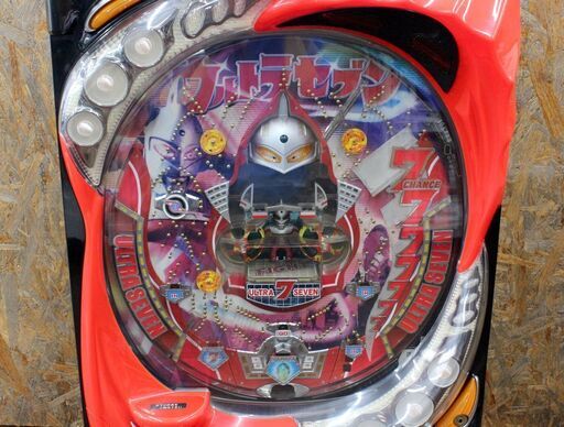 札幌 京楽 CRパチンコウルトラセブンW1 実機 CRアダプタなし トランス必須台 起動のみ確認済み 現状品