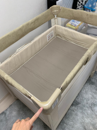 ベビーベット　ココネル　西川のベビーミニ布団つき！！