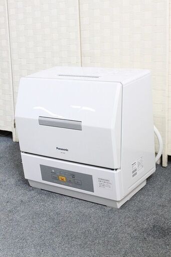 パナソニック プチ食洗 NP-TCR4-W エコナビ 前開き 食器点数約18点 ホース付き 2018年製 Panasonic 食洗機 中古家電 店頭引取歓迎 R4084)