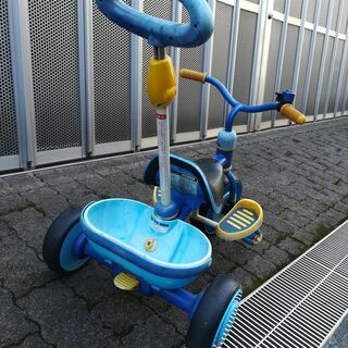アイデス かるーくこげる三輪車　ブルーの画像