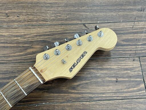 札幌 SELDER/セルダー 入門用 エレキギター ストラトキャスター ST-16SB サンバースト ダメージ有り 音出し確認済み 本