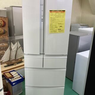 2023年製 三菱 冷蔵庫 MR-R46J-W 462L 観音開き フレンチドア