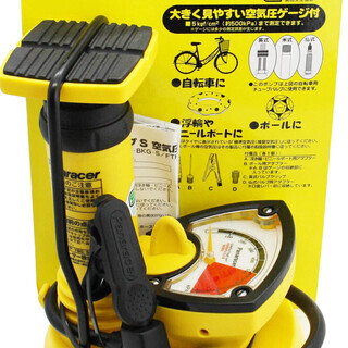 Panaracer  FTP-YBG-S フットポンプ  空気入れ  英・米・仏式バルブ対応 の画像