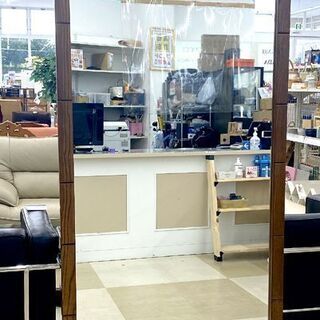 札幌市/清田区 大型姿見鏡 ミラー 188×99cm 木製枠 状態良好 ブラウン