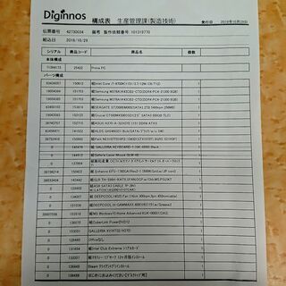 GALLERIA デスクトップパソコン GALLERIA XV 2018年製 モノ市場半田店 131の画像