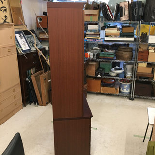 マルニ高級飾り棚 照明付き