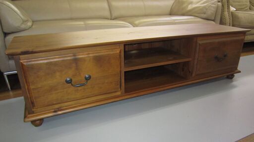 R081 天然木 ローボード、RUSTIC調、ローボード、幅150cm