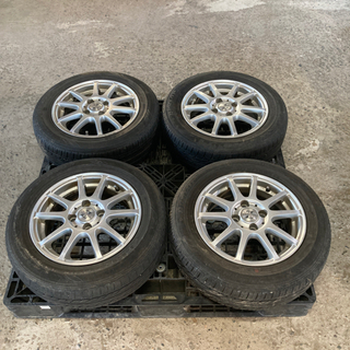 ?175/65R14 6分山アルミ付きラジアルタイヤ4本セット