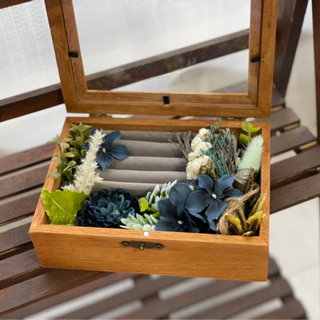 リングピロー　結婚式　アクセサリーBOXの画像
