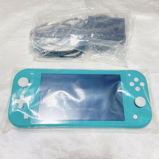 ニンテンドースイッチライト　ターコイズ　あつ森ソフト付きの画像