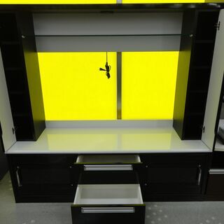 ハイタイプ　テレビボード 　テレビ台　照明付き　モノ市場半田店 131の画像