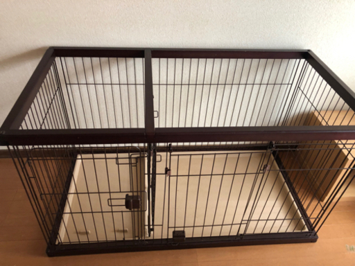 ペティオドッグケージ　レギュラーサイズ　トイレ仕切り付