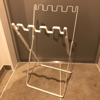 ゴミ袋＆レジ袋スタンド タワー ］ 山崎実業 tower 白