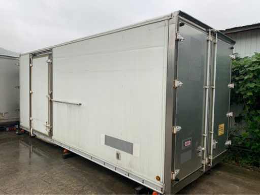 No.535 保冷バン 4ｔアルミ 箱 バイク 倉庫 トラック コンテナ 米 保管庫 物置 DIY