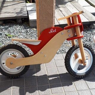 木製　足こぎ自転車　レア