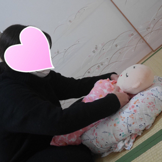 新生児からの寝かしつけ♡おくるみタッチケアの画像